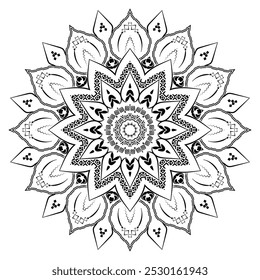 Ornate Mandala Diseño realista Patrón de fondo