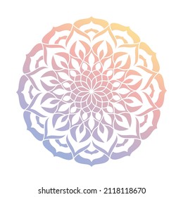 ornate mandala, vector graphic artwork