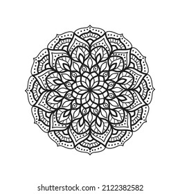 mandala ornamental, gráfico vectorial