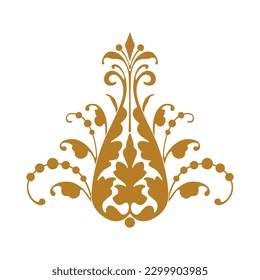 Ornate ornament design and decorative elements. Classic calligraphic and floral vector illustration.