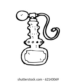 ornate perfume diffuser drawing