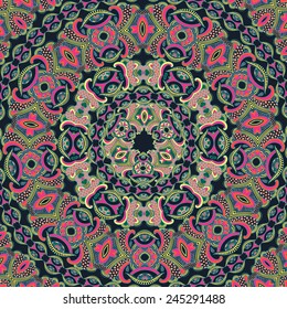 fondo radiante ornamental