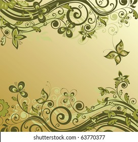 Ornate retro background