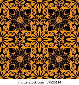 ornate royal background, seamless vector pattern