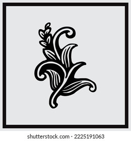 Ornate scroll and decorative design elements. Vintage vignette baroque victorian frame border corner set. vector illustration for greeting card wedding invitation.