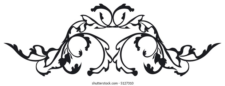 Ornate Scroll design