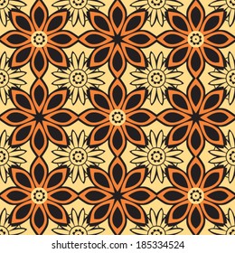 ornate seamless background, vector image