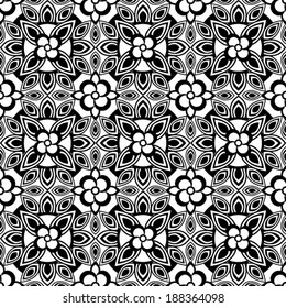 ornate seamless background, vector image