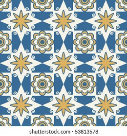ornate seamless background, vector image