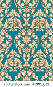 Ornate seamless decorative pattern