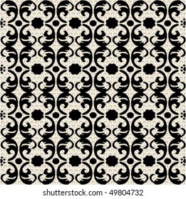 ornate seamless metal pattern