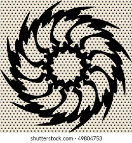 ornate seamless metal pattern