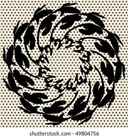 ornate seamless metal pattern