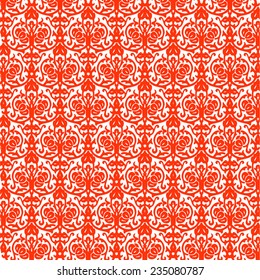 ornate seamless pattern, decorative vector wallpaper 