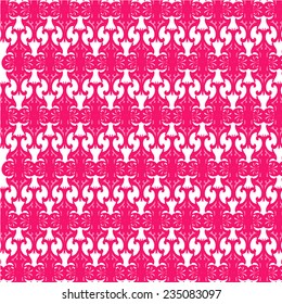 ornate seamless pattern, decorative vector wallpaper 