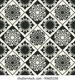 ornate seamless pattern, decorative vector background