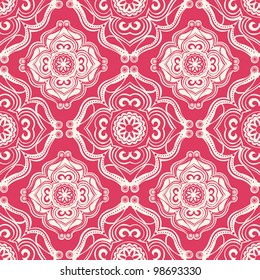 Ornate Seamless Pattern Decorative Vector Wallpaper Stock Vector ...