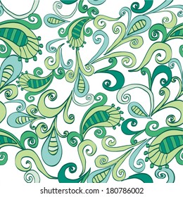 Ornate seamless pattern - Illustration