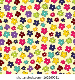 Ornate seamless pattern with the leaves. Seamless pattern can be used for wallpaper, pattern fills, web page background, surface textures.