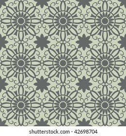 ornate seamless pattern, vector design element
