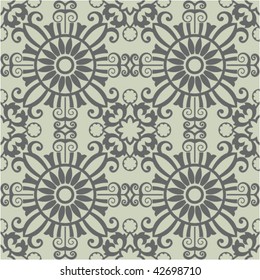 ornate seamless pattern, vector design element