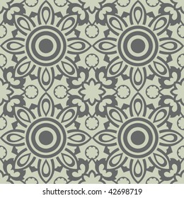 ornate seamless pattern, vector design element