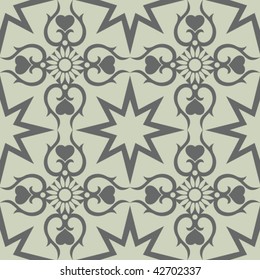 ornate seamless pattern, vector illustration