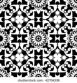 ornate seamless pattern, vector illustration