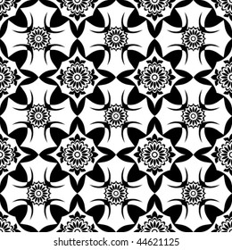 ornate seamless pattern, vector illustration
