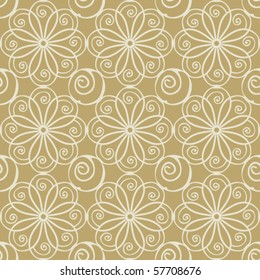 ornate seamless pattern, vector illustration