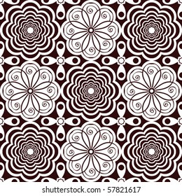ornate seamless pattern, vector illustration