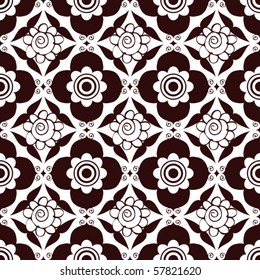 ornate seamless pattern, vector illustration