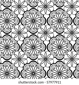 ornate seamless pattern, vector illustration