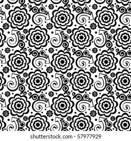 ornate seamless pattern, vector illustration