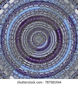 Ornate seamless texture background. Waves of ornamental mosaic tile patterns. Different textures.