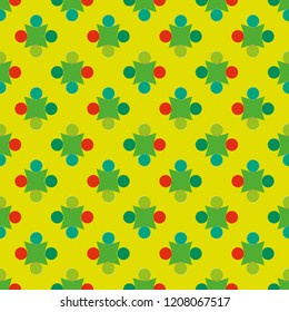 Ornate seamless texture in the form of square frame