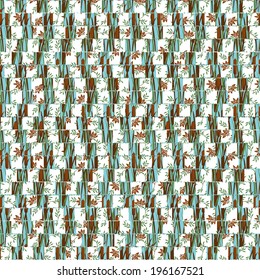 Ornate seamless texture in the form of square tiles