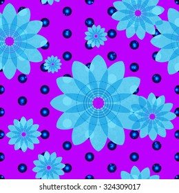 Ornate seamless texture in the form of square tiles