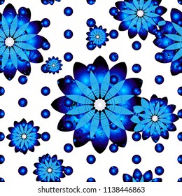 Ornate seamless texture in the form of  tiles