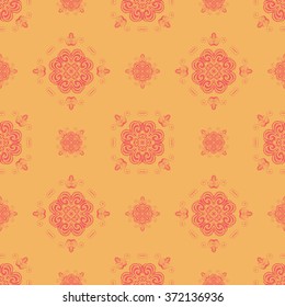 Ornate seamless texture in vector format EPS 10. Template for your creativity.  