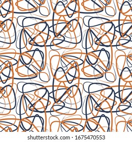 Patrón de rayas orgánicas, malla, fondo vectorial transparente.