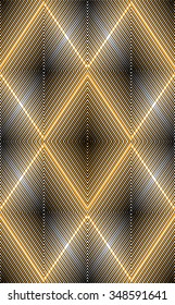 Ornate vector colorful abstract background with graphic lines. Symmetric decorative overlay pattern, geometric illustration.