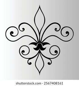 Ornate Vector Design with Elegant and Intricate Details.