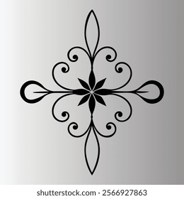 Ornate Vector Design with Intricate Decorative Patterns.