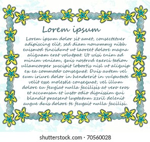 Ornate vector frames