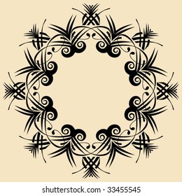 ornate vector garland