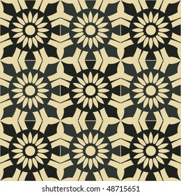 ornate vector pattern, baroque repeating background