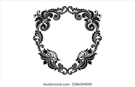 Ornate Victorian Frame: Elegant and Classic