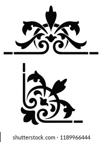 Ornate, Vintage Corner Design