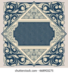 Ornate vintage decorative design